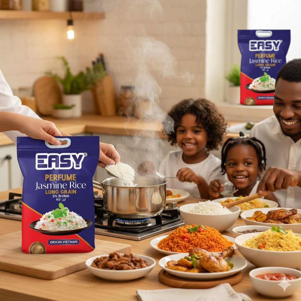 EASY Rice in Ghana Premium Jasmine Rice for Families, Vendors, and ...